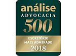 Anlise Advocacia Escritorio mais admirado 2018